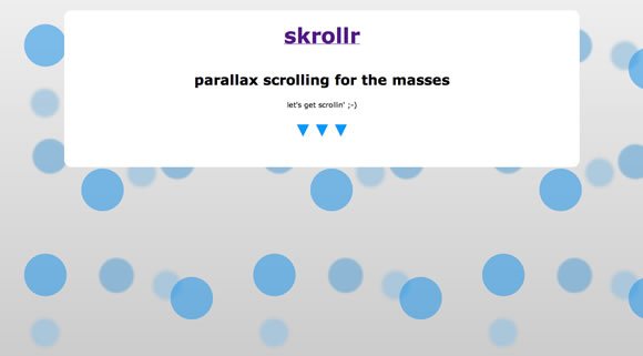 滾動視差網(wǎng)站工具與教程