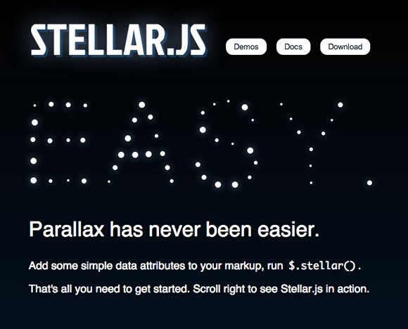 滾動視差網(wǎng)站工具與教程