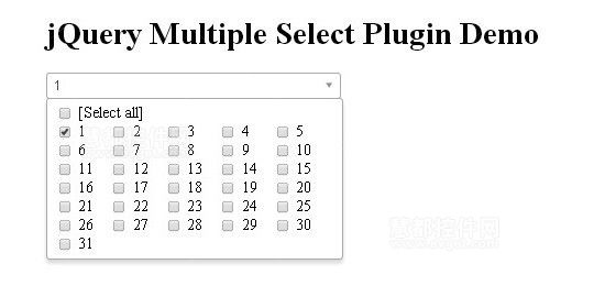 實(shí)用的 jQuery下拉選擇框插件集合